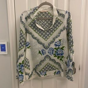 Tory Burch tunic top, size 2 - no tags but never worn!